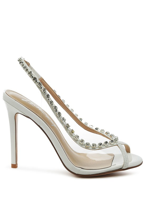 Camarine Clear Stiletto Sling-back - Oh So Boujie