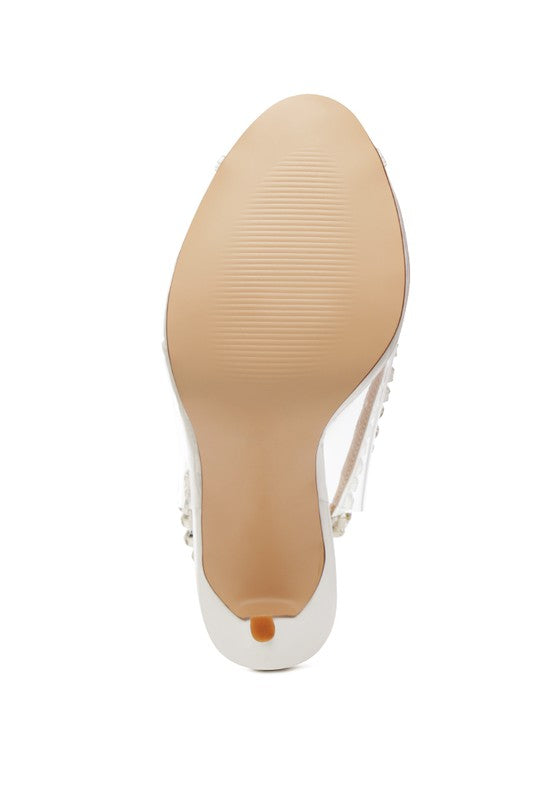 Camarine Clear Stiletto Sling-back - Oh So Boujie