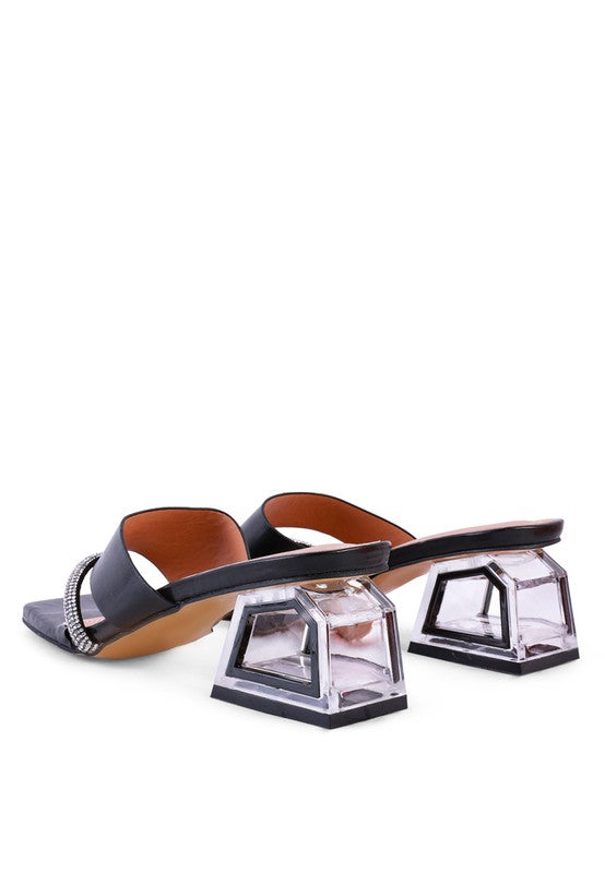 GOFLY NEVER MINIMAL LOW HEEL SANDALS - Oh So Boujie