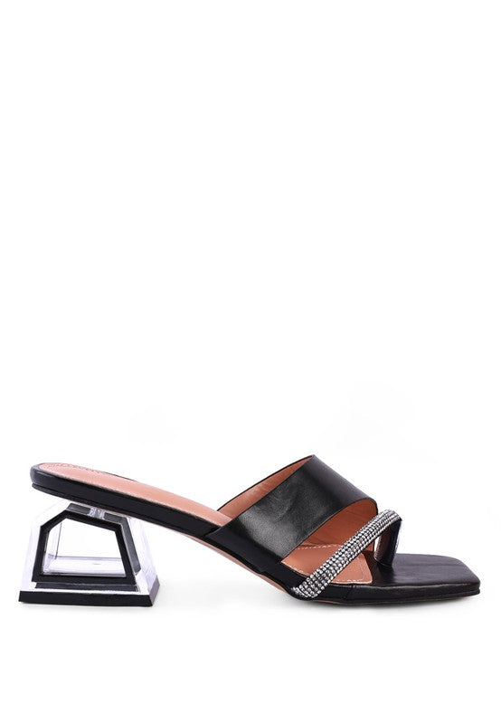 GOFLY NEVER MINIMAL LOW HEEL SANDALS - Oh So Boujie