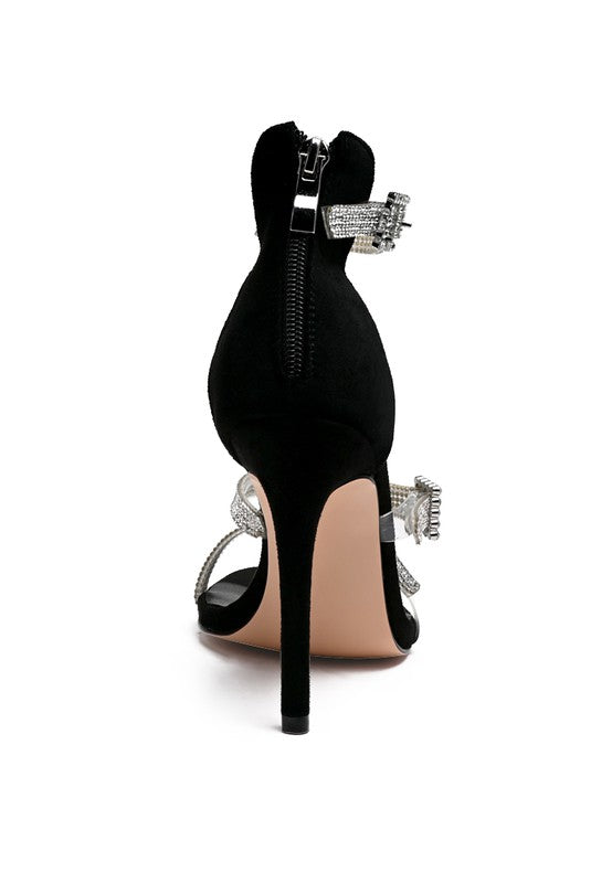 INES BLING STRAP HIGH HEEL SANDALS - Oh So Boujie