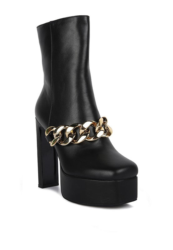 Bambini High Platform Ankle Boots - Oh So Boujie