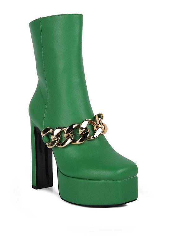 Bambini High Platform Ankle Boots - Oh So Boujie