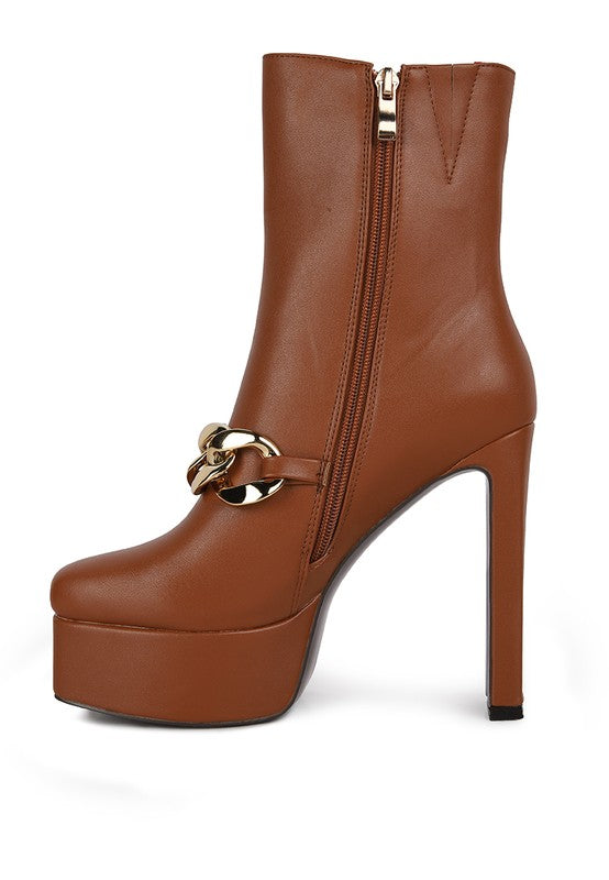 Bambini High Platform Ankle Boots - Oh So Boujie