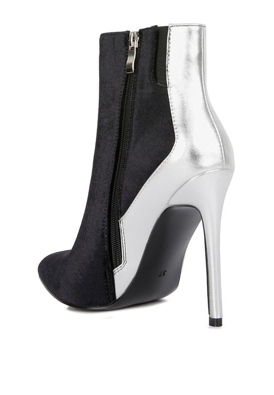 SLADE Metallic Highlight High Heeled Ankle Boots - Oh So Boujie