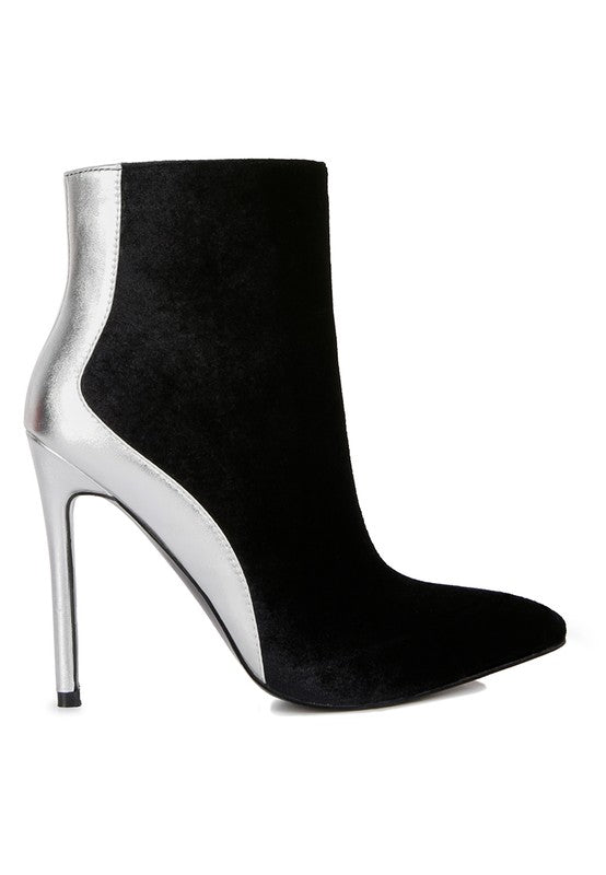 SLADE Metallic Highlight High Heeled Ankle Boots - Oh So Boujie