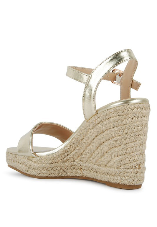 Augie Woven Wedge Sandals - Oh So Boujie