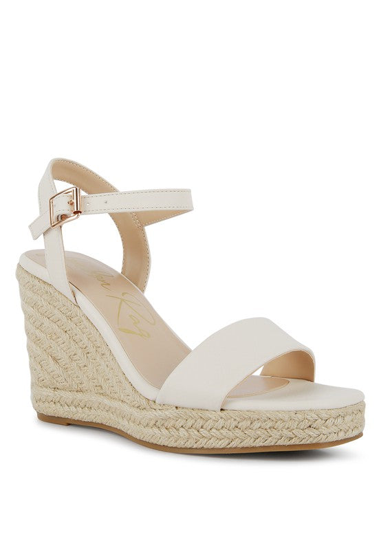 Augie Woven Wedge Sandals - Oh So Boujie