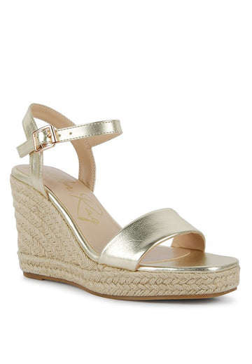 Augie Woven Wedge Sandals - Oh So Boujie