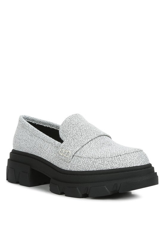 KYRO Amabel Chunky Lug Sole Loafers - Oh So Boujie