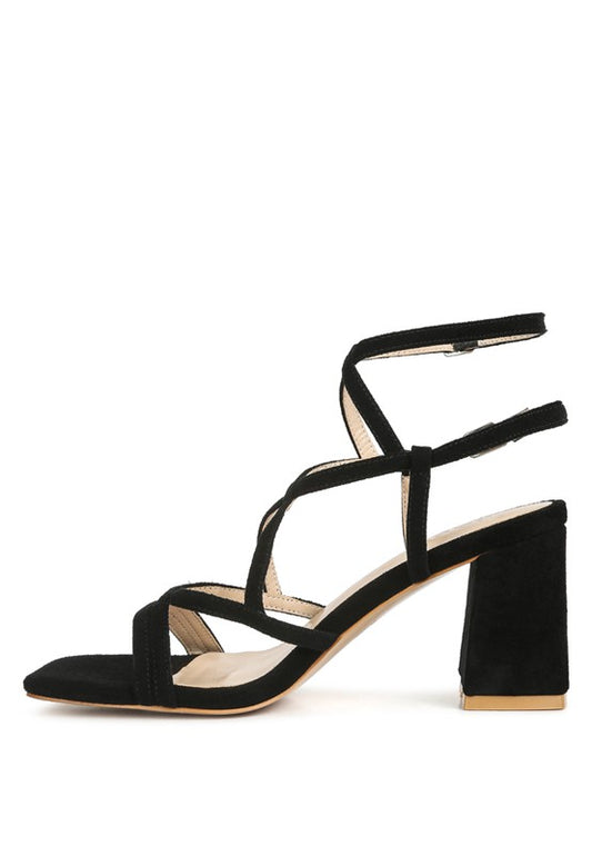 Fiorella Strappy Block Heel Sandals - Oh So Boujie