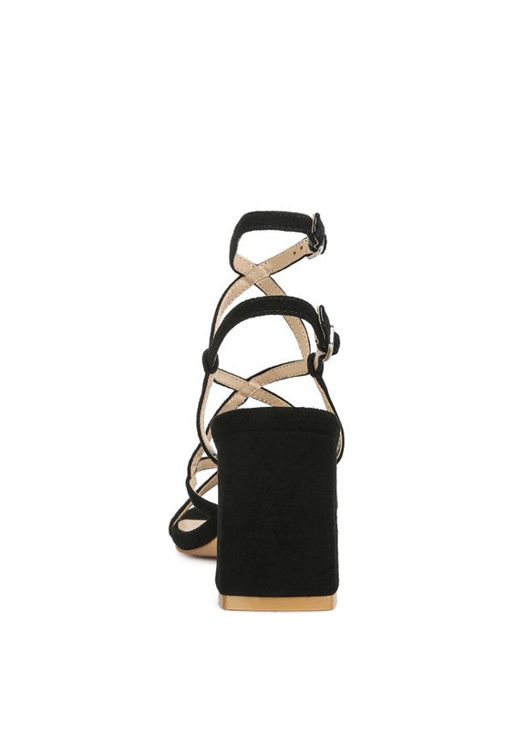 Fiorella Strappy Block Heel Sandals - Oh So Boujie