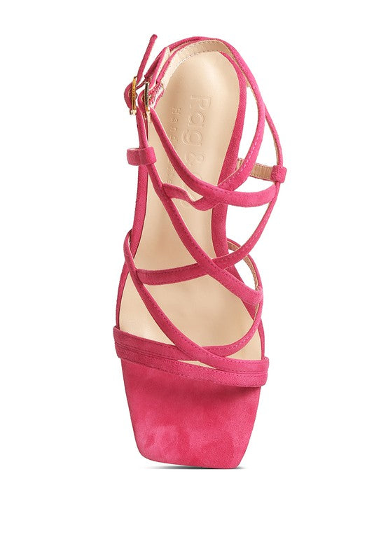 Fiorella Strappy Block Heel Sandals - Oh So Boujie