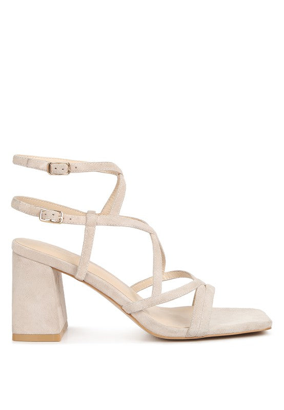 Fiorella Strappy Block Heel Sandals - Oh So Boujie