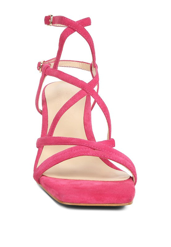 Fiorella Strappy Block Heel Sandals - Oh So Boujie