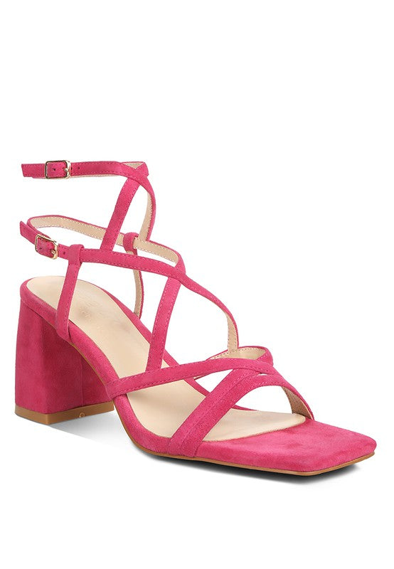 Fiorella Strappy Block Heel Sandals - Oh So Boujie