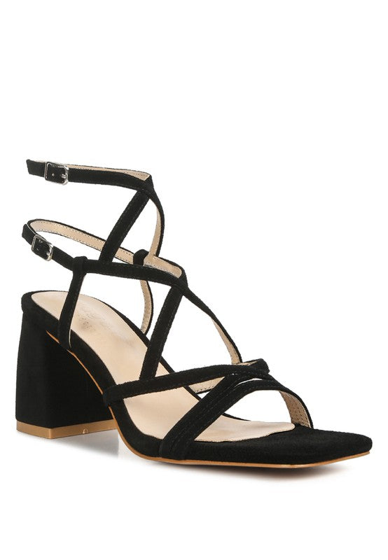 Fiorella Strappy Block Heel Sandals - Oh So Boujie