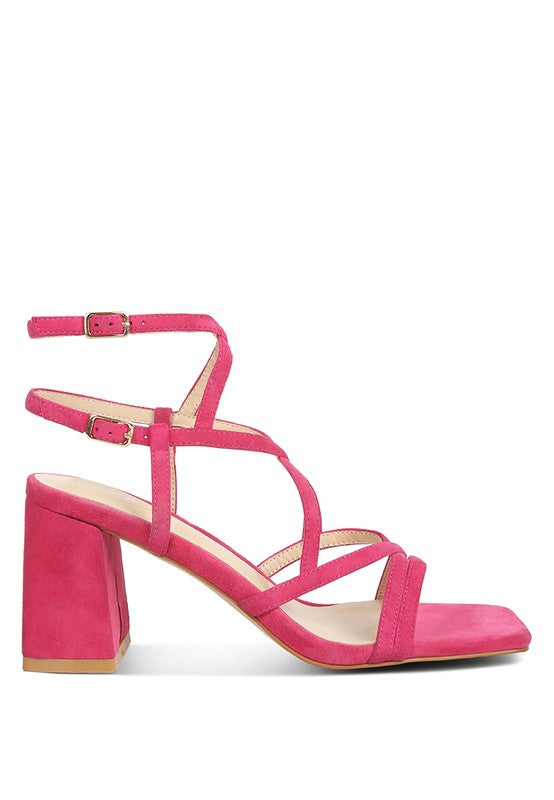 Fiorella Strappy Block Heel Sandals - Oh So Boujie