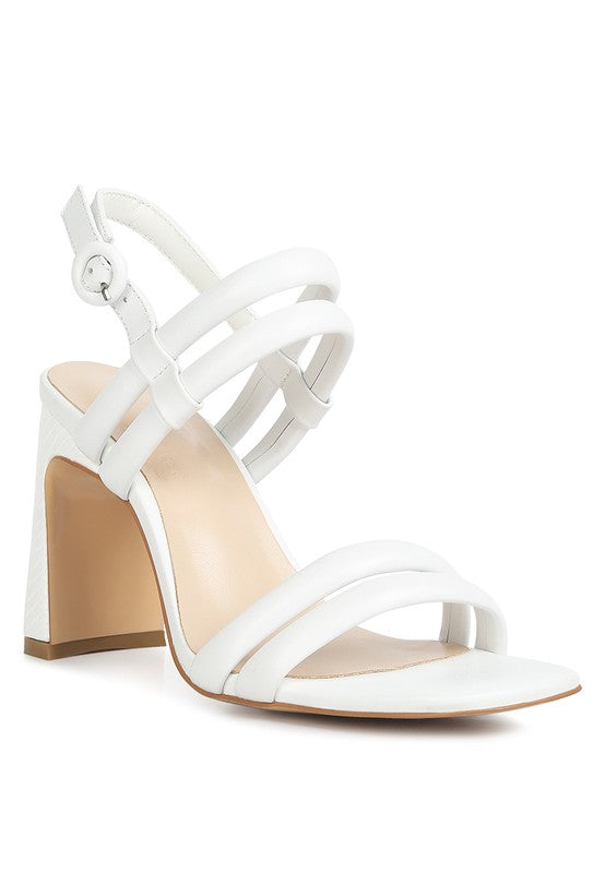 AVIANNA Slim Block Heel Sandal - Oh So Boujie