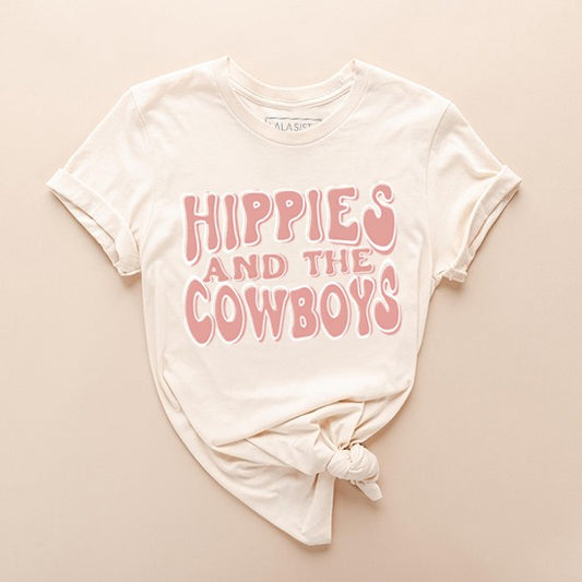 HIPPIES AND THE COWBOYS GRAPHIC T SHIRTS - Oh So Boujie