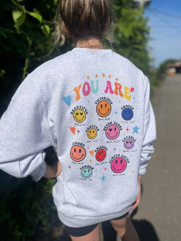 You Are Smiley Sweatshirt - Oh So Boujie