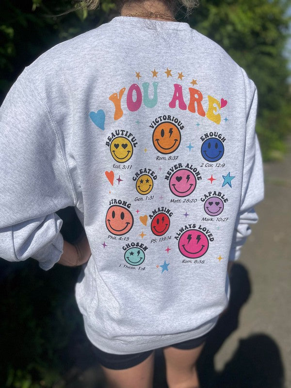 You Are Smiley Sweatshirt - Oh So Boujie